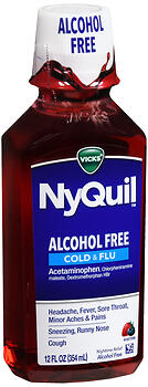 Vicks NyQuil Cold & Flu Liquid Alcohol Free